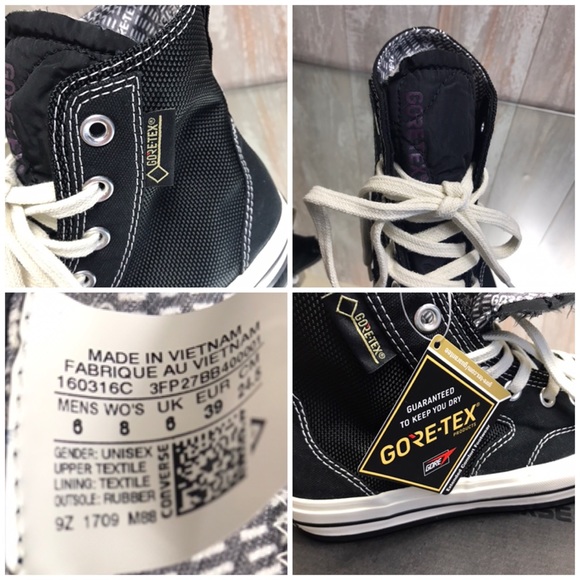 Conv Limited Edition Ctas 70 HI Hiker Black White - Picture 8 of 8